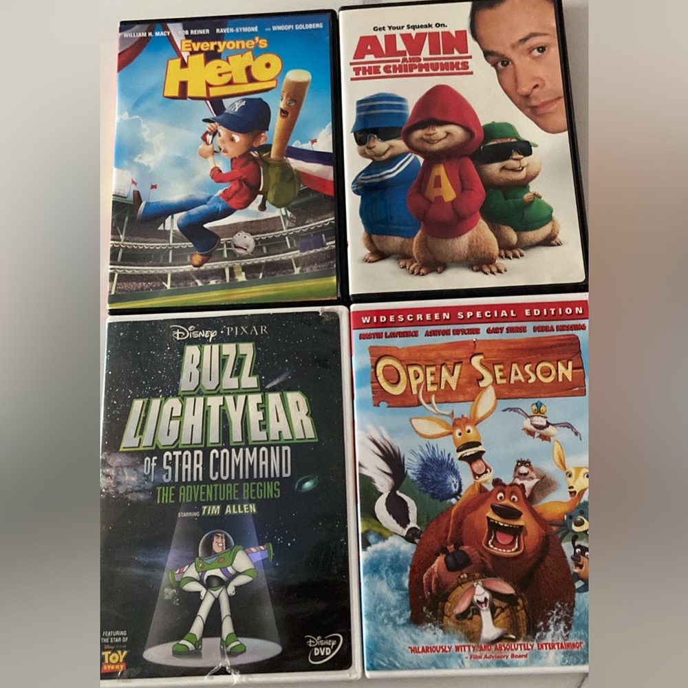 Assorted kids movies